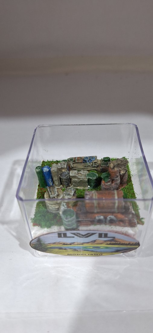 Close-up de estrutura em miniatura LVL Artes